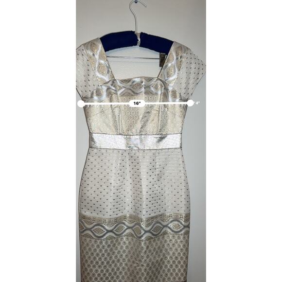 Marchesa Voyage Arabian Stars Align Sheath by size 4 - Picture 7 of 11